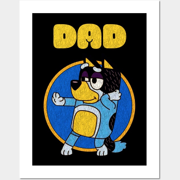 The Best Daddy Original Aesthetic Tribute 〶 Wall Art by Terahertz'Cloth